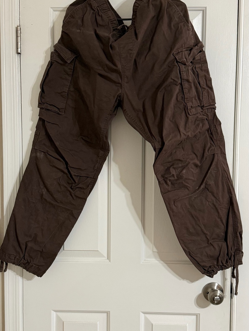 H&M Dark Brown Men's Cargo Pants